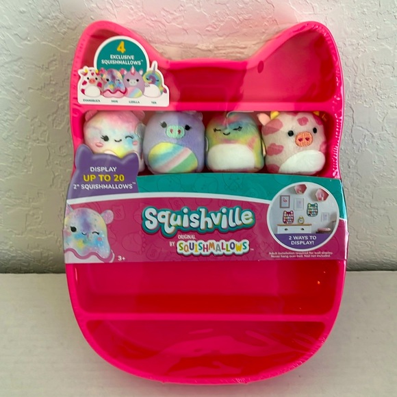 Squishmallows Toys Squishmallows Squishville Play Display Case